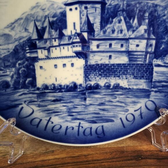 Bareuther 1970 Fathers Day Plate 100 Year Commemorative Vatertag Bavaria - Picture 3 of 7